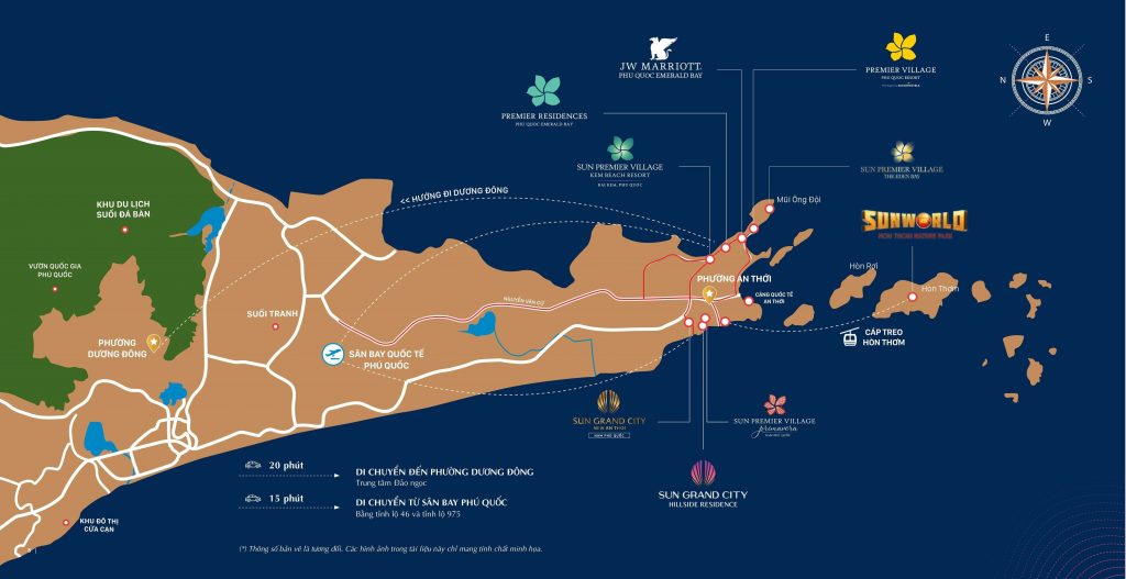 Vị trí dự án Shophouse The Center Phú Quốc ở đâu?