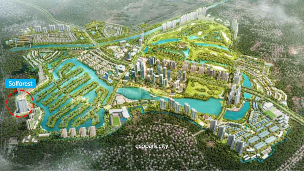 Vị trí Sol Forest Ecopark ở đâu?