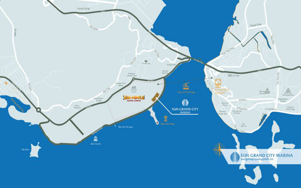 Vị trí dự án Sun Grand Marina Town Hạ Long ở đâu?