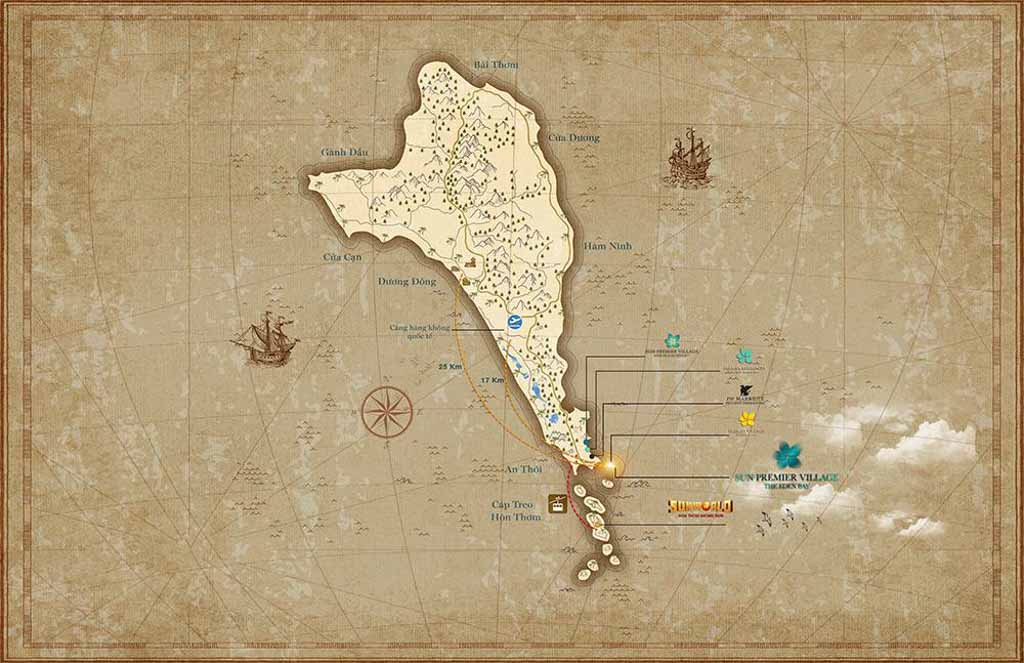 Vị trí Sun Premier Village The Eden Bay ở đâu?