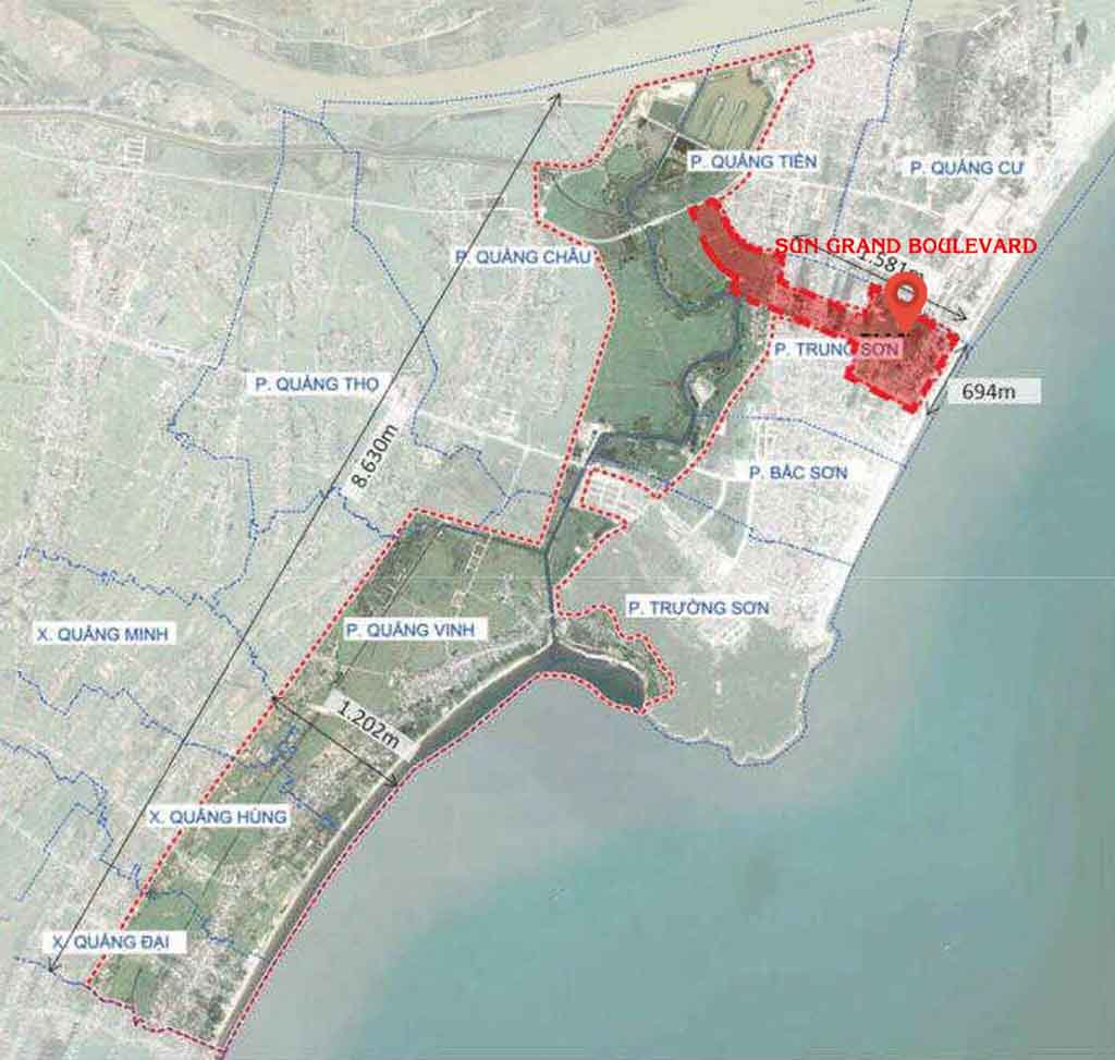 Vị trí Sun Grand Boulevard Sầm Sơn ở đâu? Có gì tiềm năng?