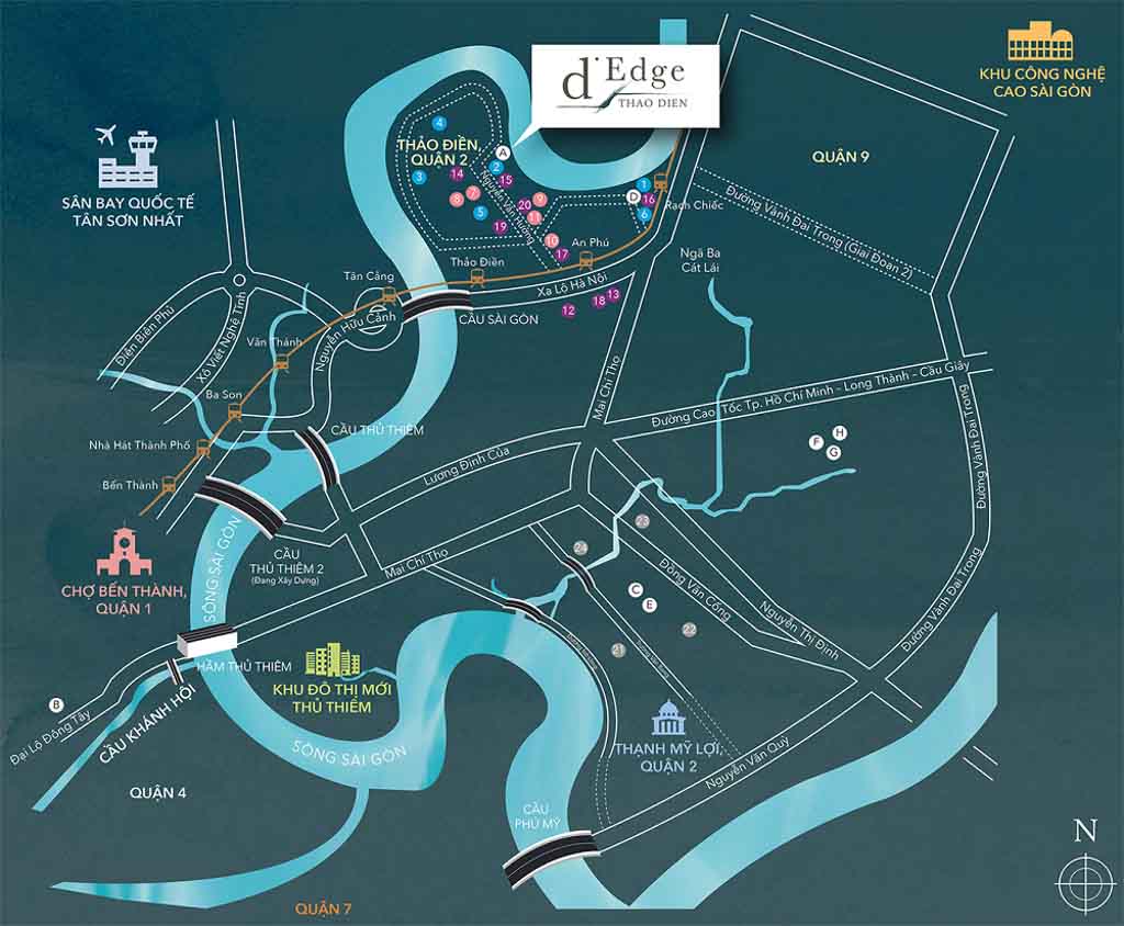 Vị trí D'Edge Thảo Điền ở đâu? Có gì tiềm năng?