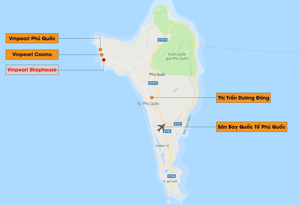 Vị trí Vinpearl Phú Quốc ở đâu? Có gì tiềm năng?
