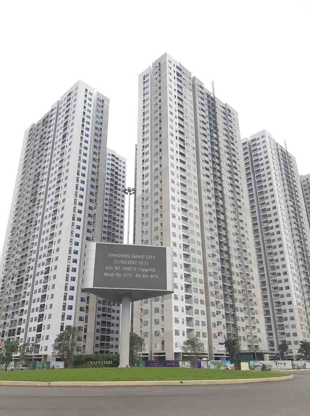 Tiến độ Sapphire Parkville Vinhomes Smart City cập nhật 2022
