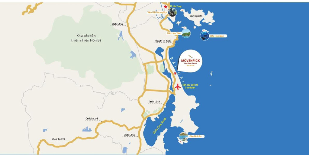 Vị trí Movenpick Cam Ranh ở đâu? Có gì tiềm năng?