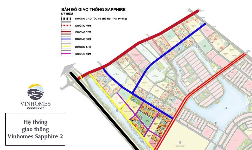 Vị trí Sapphire 2 Vinhomes Ocean Park ở đâu? 