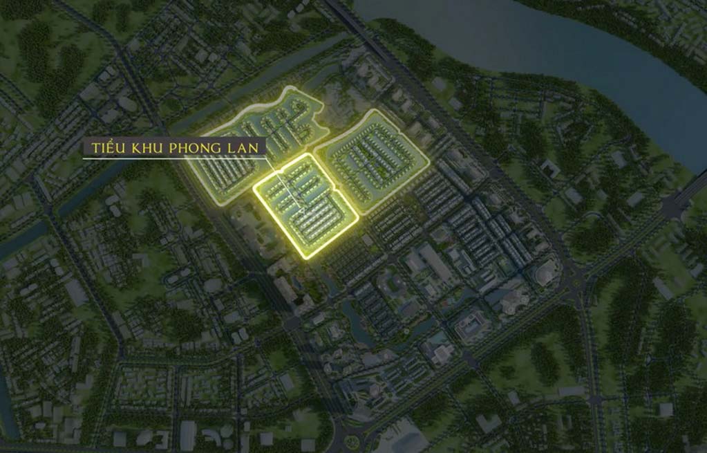 Vị trí tiểu khu Phong Lan Vinhomes Star City ở đâu?