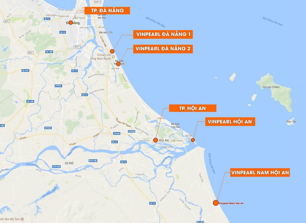 Vị trí Vinpearl Nam Hội An ở đâu? Có gì tiềm năng?