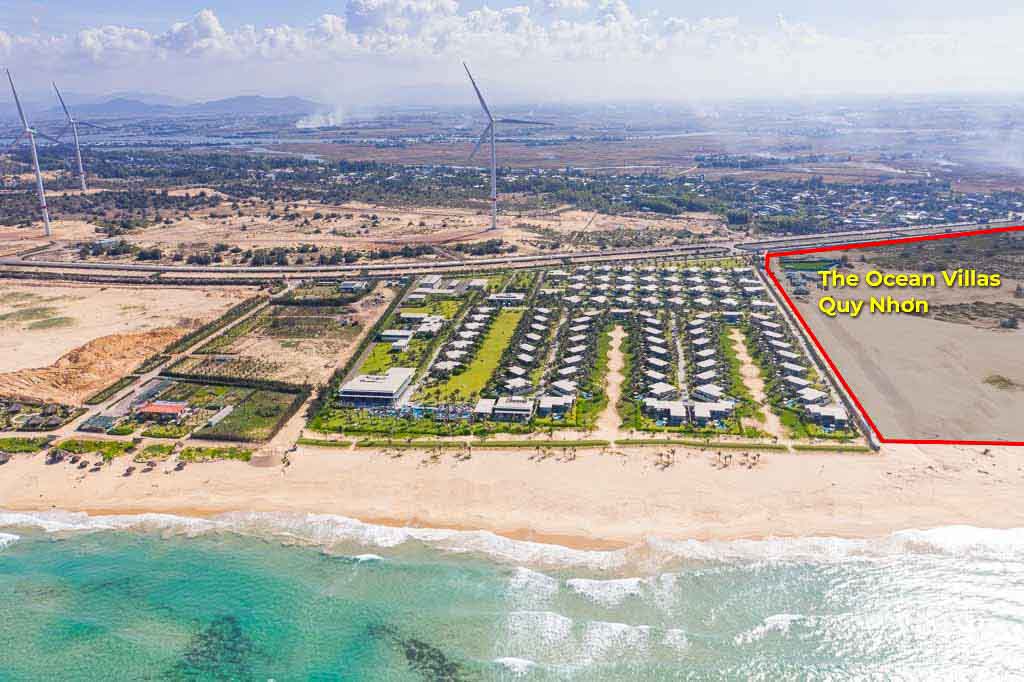Tiến độ The Ocean Villas Quy Nhơn cập nhật 2022