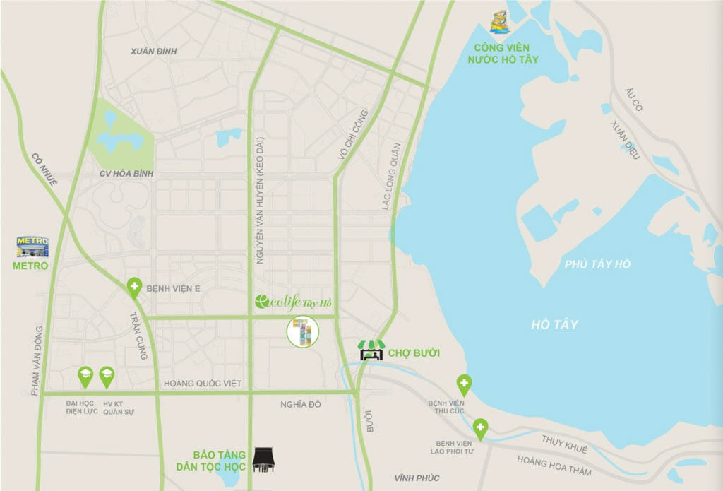 Vị trí Ecolife Tây Hồ ở đâu? Tiềm năng ra sao?