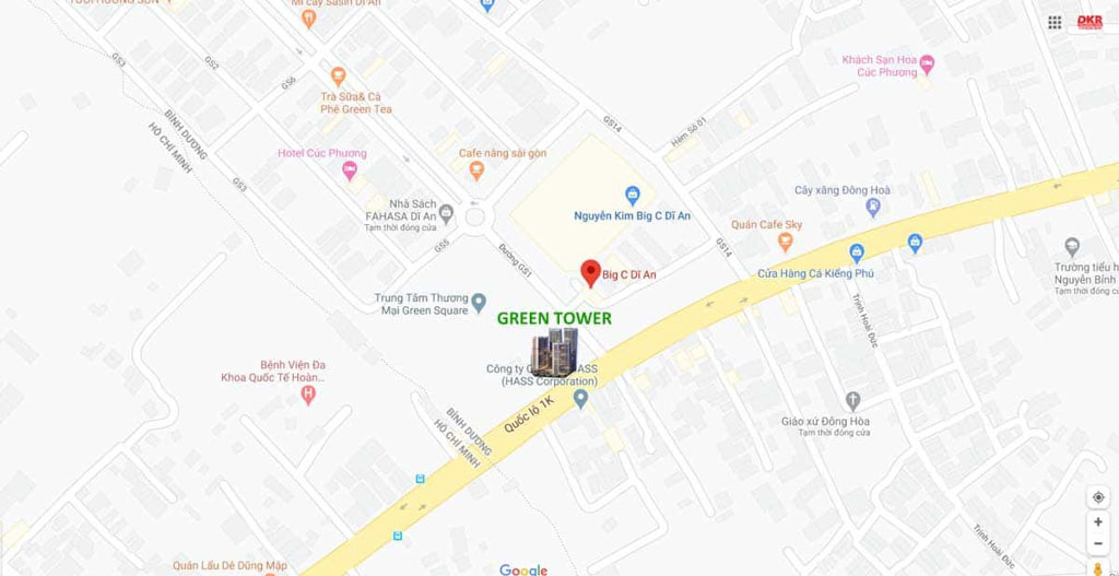 Vị trí Green Tower ở đâu? Tiềm năng ra sao?
