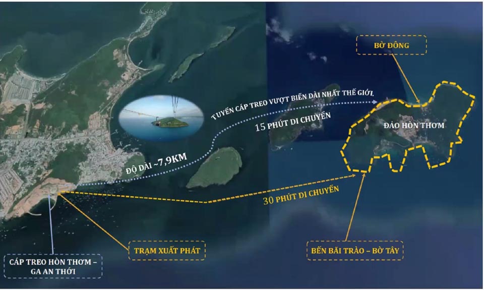 Vị trí Hòn Thơm Paradise Island ở đâu? Tiềm năng ra sao?