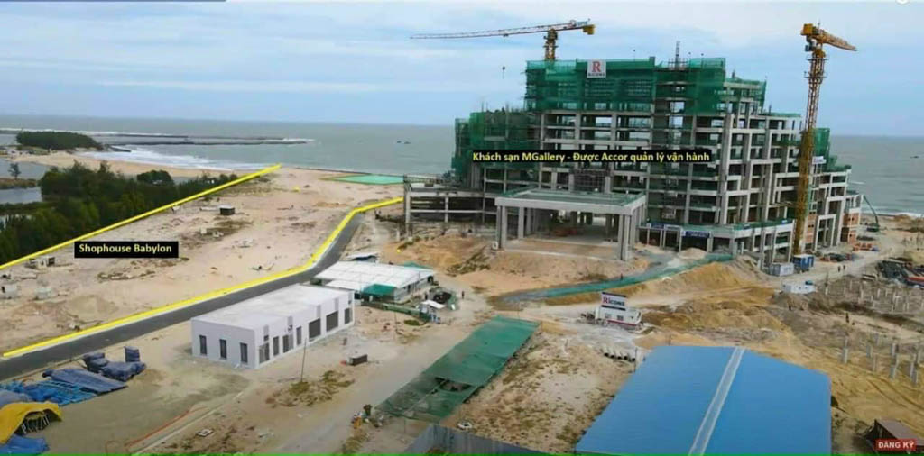 Tiến độ Babylon Shophouse cập nhật 2022