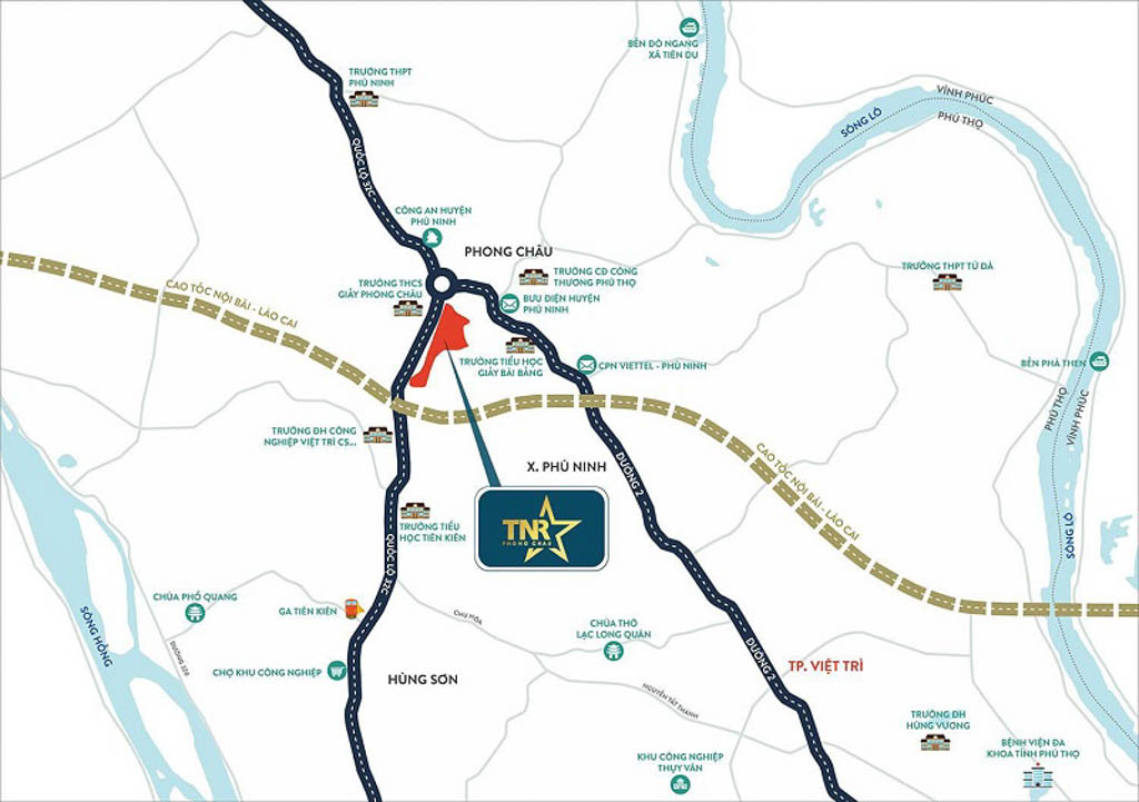 Vị trí TNR Stars Phong Châu ở đâu? Tiềm năng ra sao?