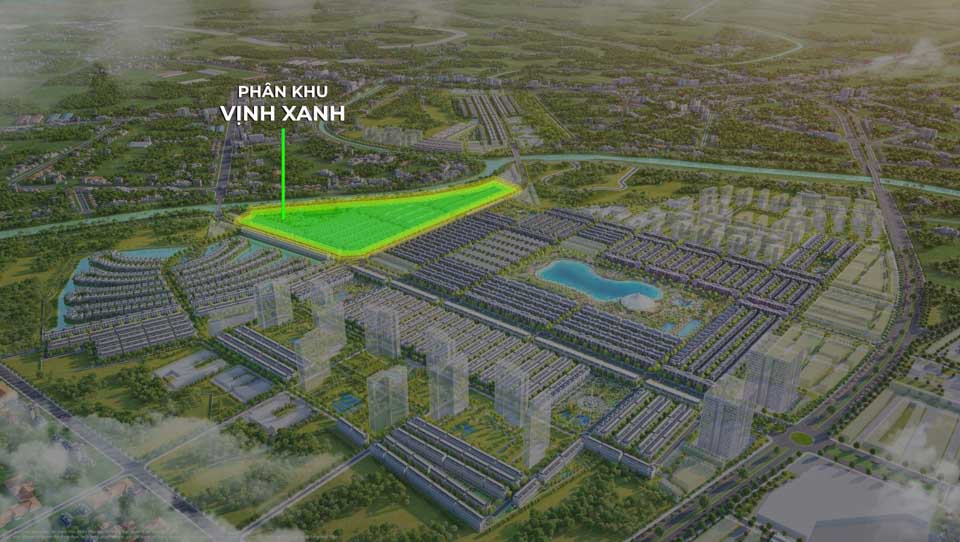 Phân khu Vịnh Xanh Vinhomes The Crown - Giá bán T10/2022 