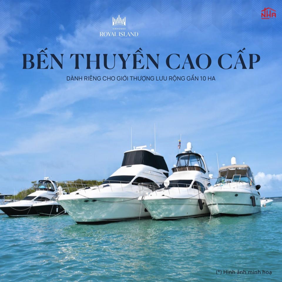 Bến du thuyền Vinhomes Royal Island