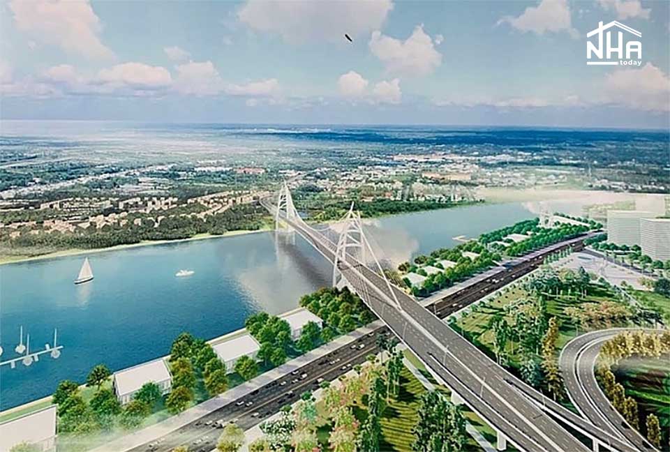 Cầu kết nối đảo Vũ Yên