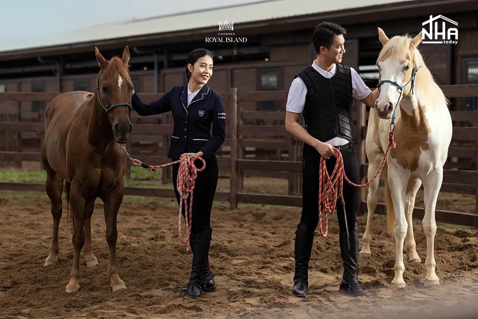 Học viện cưỡi ngựa tại Vinhomes Royal Island