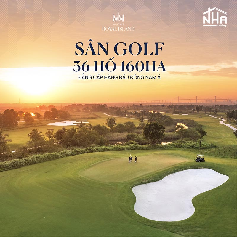 Sân Golf tại Vinhomes Royal island