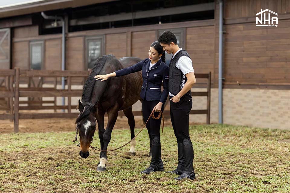 Học viện cưỡi ngựa tại Vinhomes Royal Island