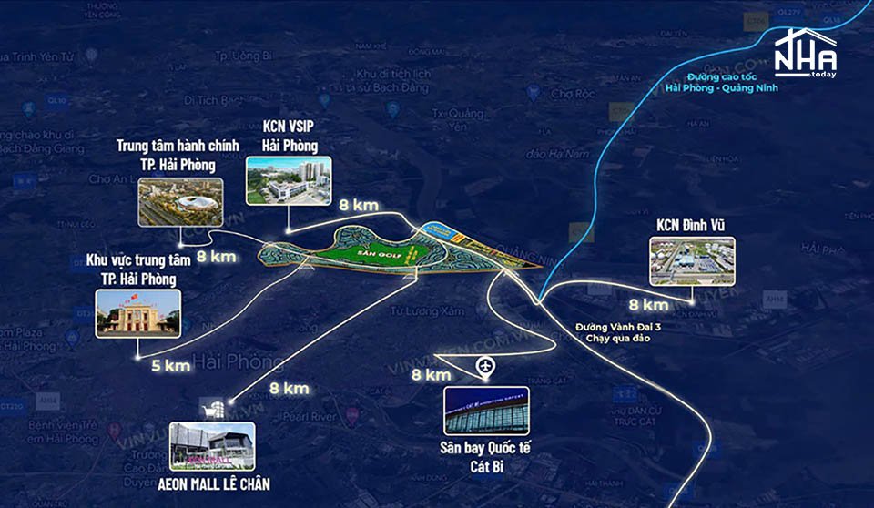 Vị trí Vinhomes Royal Island